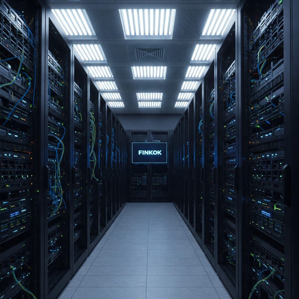 Centro de datos Imagen que muestra un centro de datos.